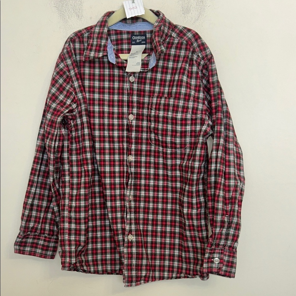 502. OshKosh B'gosh Multicolor Plaid Button Down Shirt